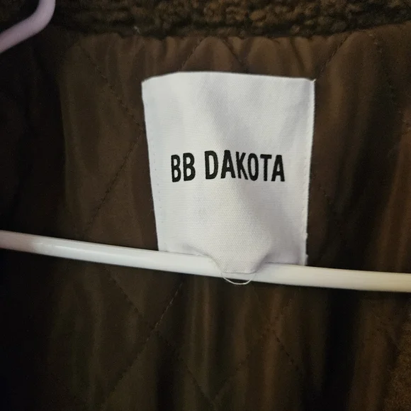 BB Dakota Chocolate Teddy Long Jacket - Picture 3 of 7